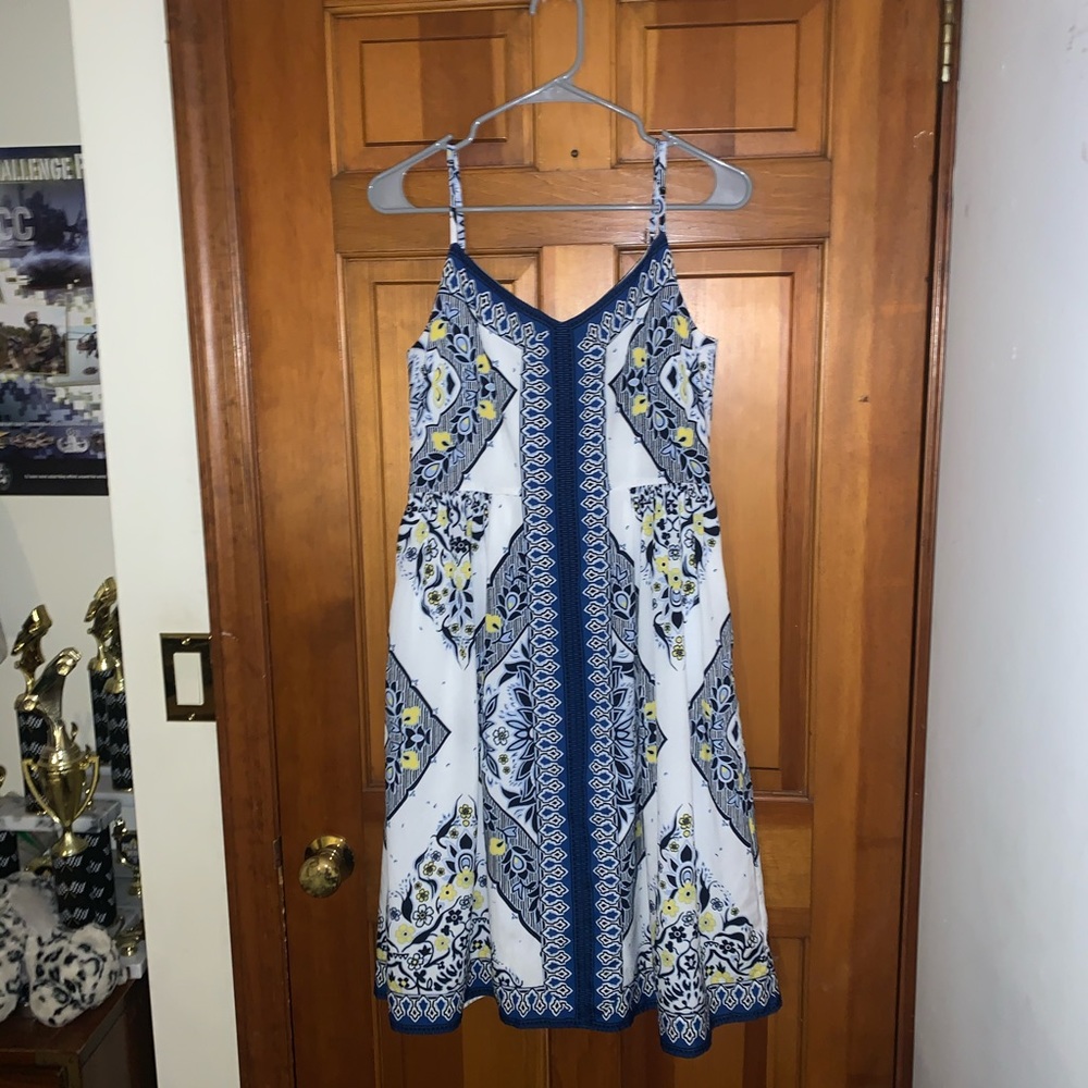 Banana Republic Scarf Print Strappy Sun Dress